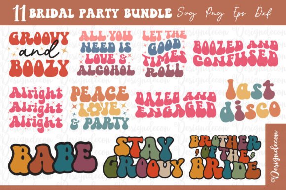 Retro Bridal Party Sublimation Bundle 2: A Designer’s Review