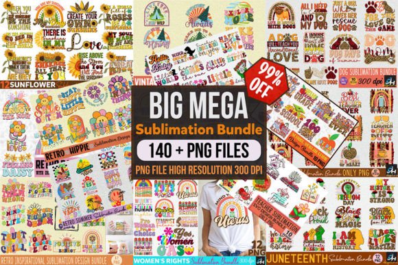 Reviewing the Big Mega Sublimation Bundle PNG for Embroidery